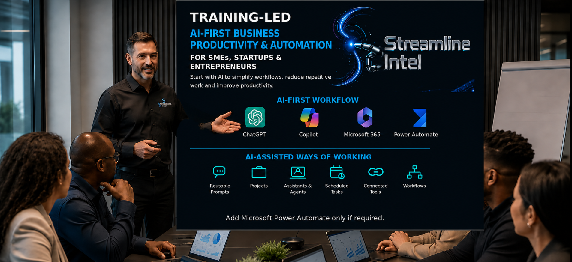 Streamline Intel Business Productivity and Automation training